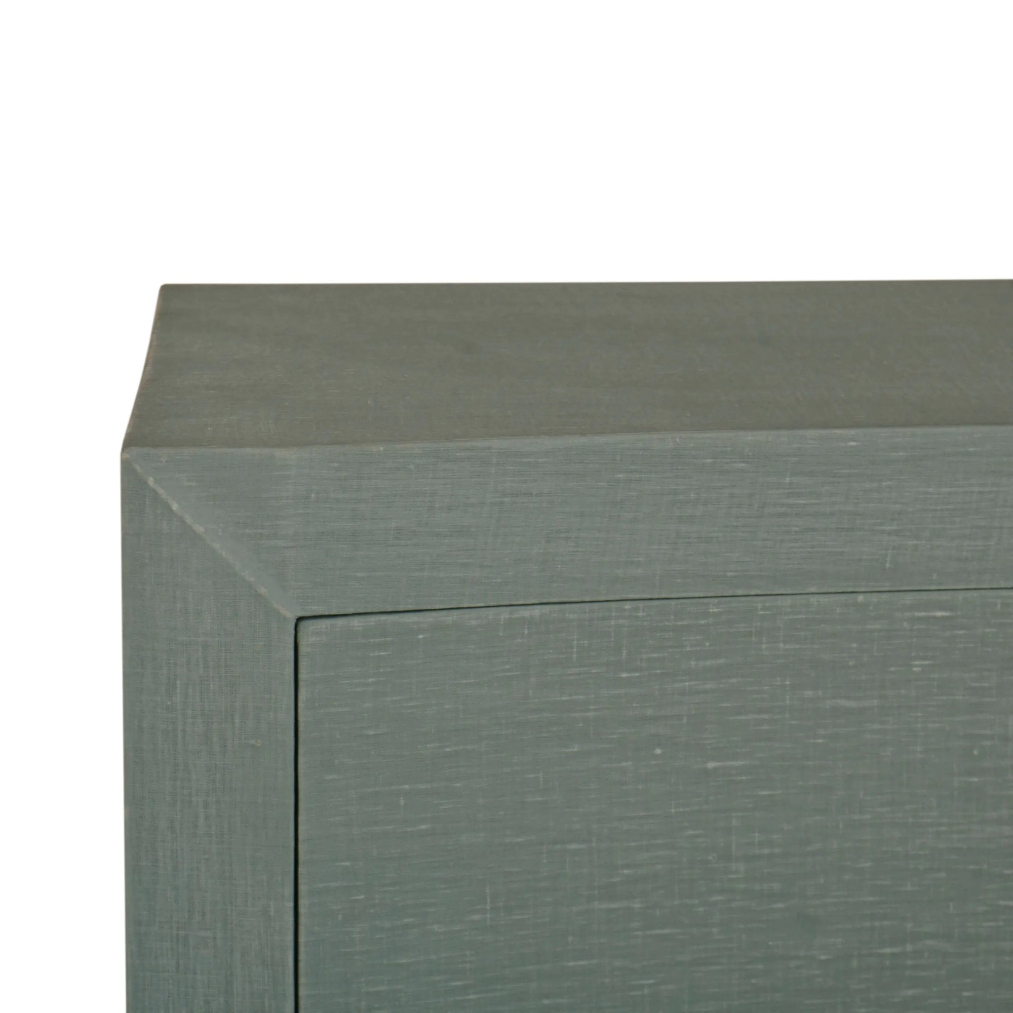 Mornington Linen Wrapped 6 Drawer Dresser In Pale Blue