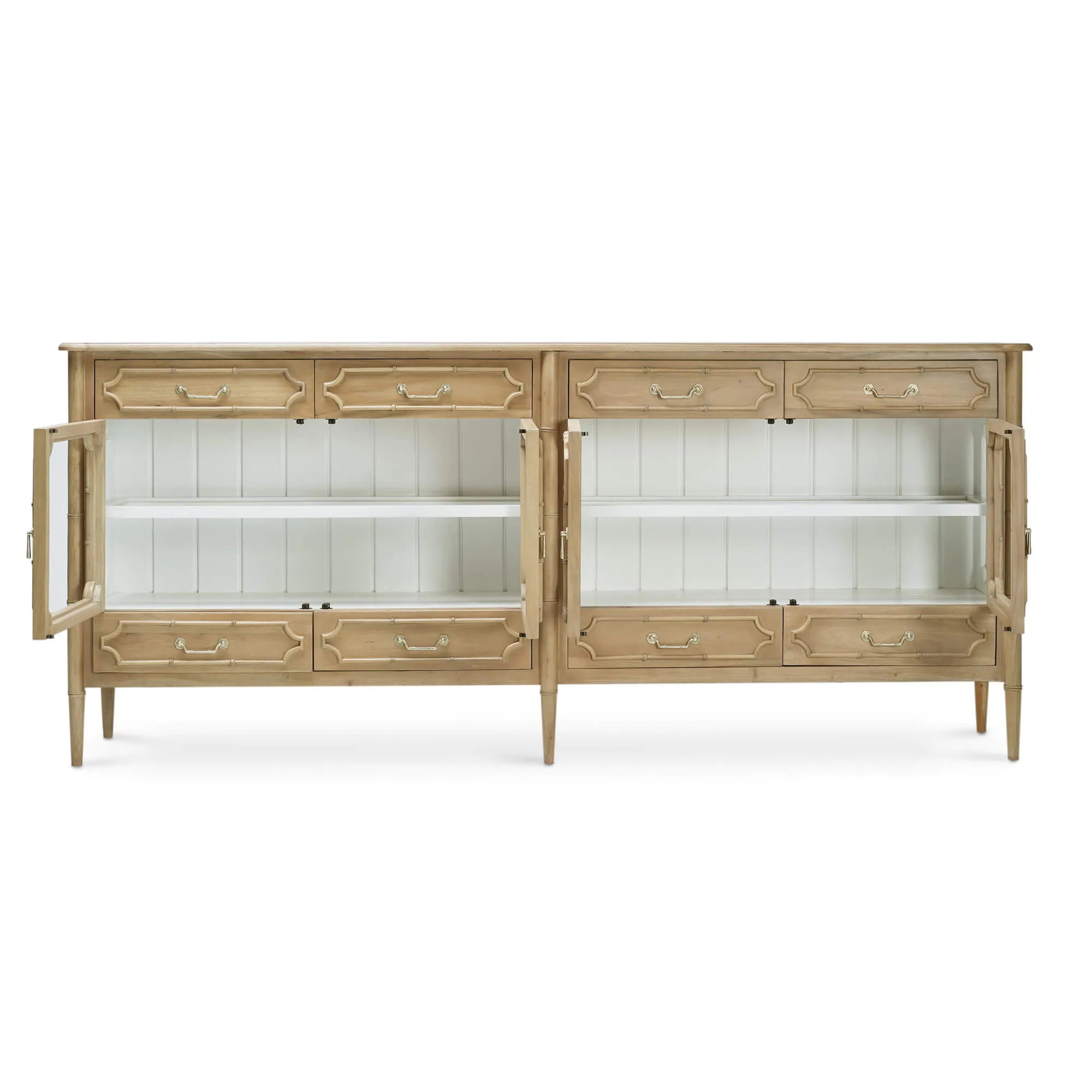 Bramble Grosvenor Sideboard w/ Drawers in Fruitwood w/ True White Interior