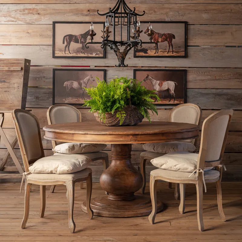 VIDALIA NATURAL 59" Round DINING TABLE