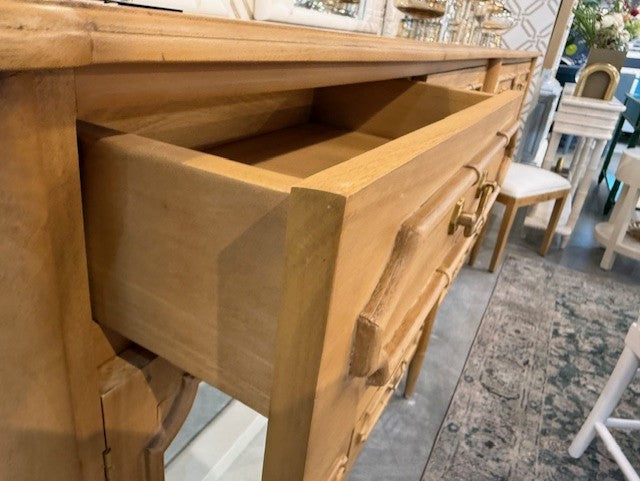 Bramble Grosvenor Sideboard w/ Drawers in Fruitwood w/ True White Interior