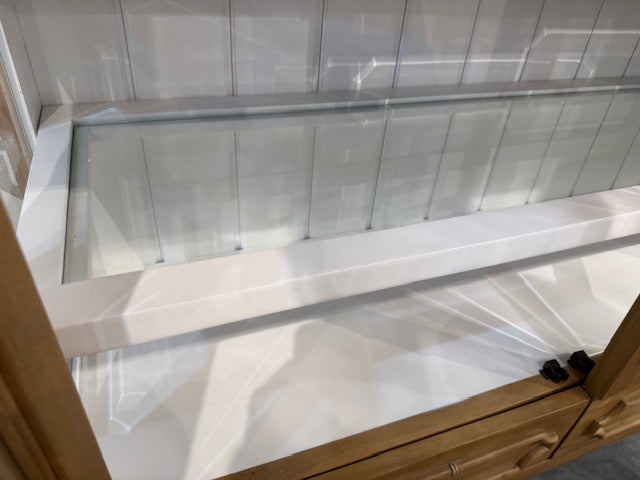 Bramble Grosvenor Sideboard w/ Drawers in Fruitwood w/ True White Interior