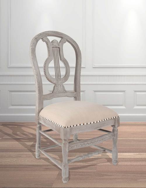 Angelia Side Chair Misty Grey Set of 4 - Furniture on Main