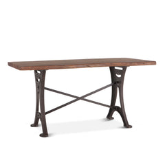 72" Counter Height Rustic Gathering Table Industrial Iron - Furniture on Main