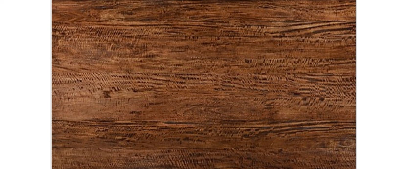 Rustic Farmhouse Dining Table 84" Black Distressed Reclaimed Wood Top - Furniture on Main