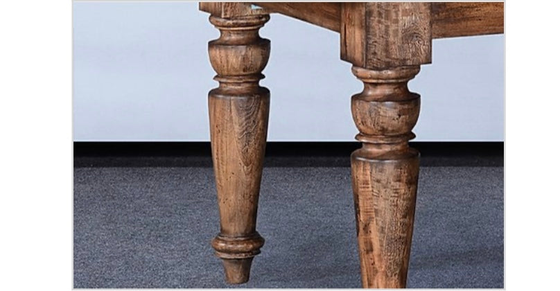 Rustic Farmhouse Rectangular 84" Dining Table - Furniture on Main