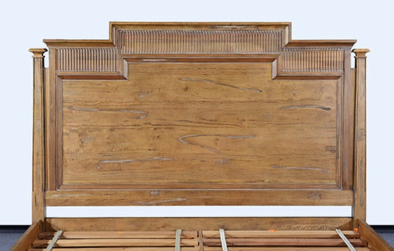 Windsor King Bed Beachwood - Furniture on Main