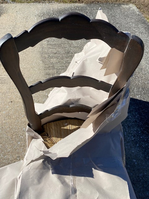 French Country Ladderback Dining Chair Set of 4 Cocoa - Furniture on Main