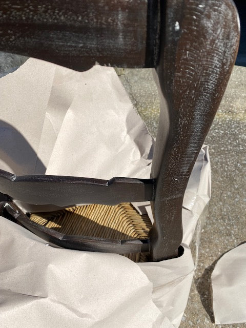 French Country Ladderback Dining Chair Set of 4 Cocoa - Furniture on Main