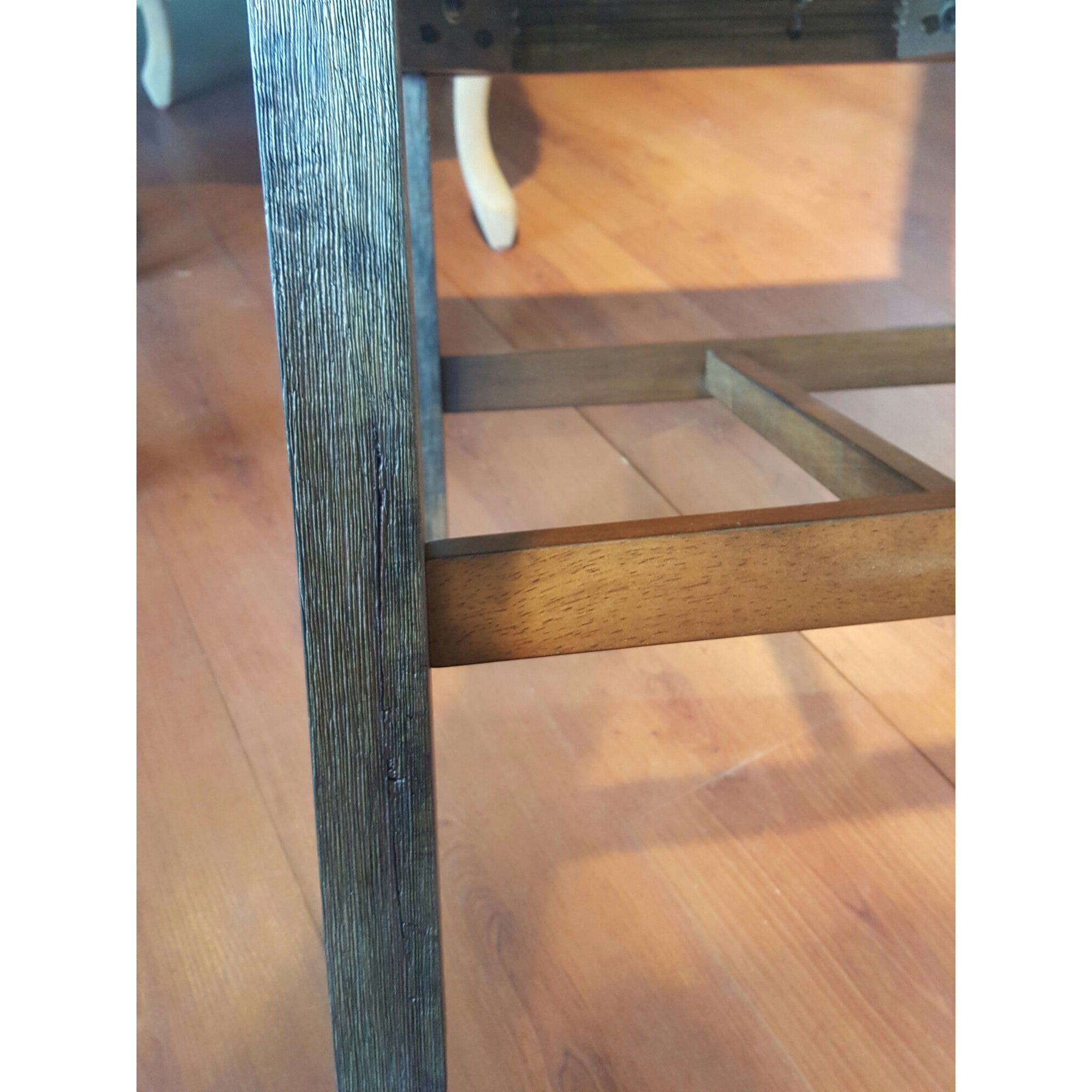 Farmhouse Ladderback Dining Chair Rustic Pecan Set of 4 - Furniture on Main