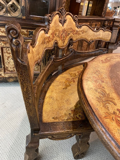 Mediterranean 72" Dining Table  5 pc. Set