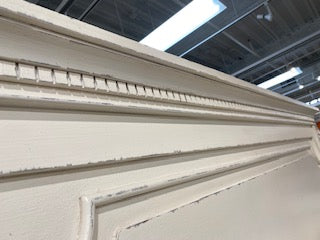 Heirloom King Bed White Distressed - Furniture on Main