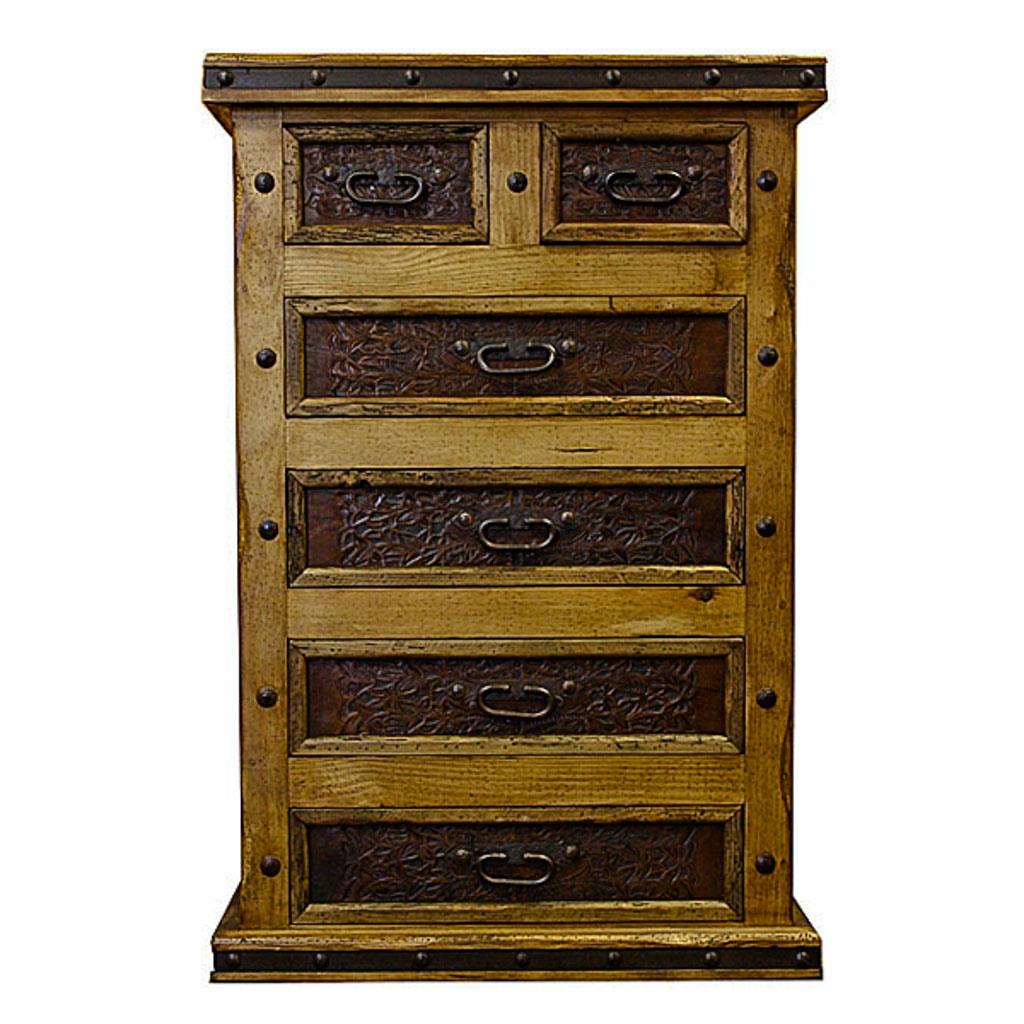 Telluride Tooled King Headboard & Footboard - Furniture on Main