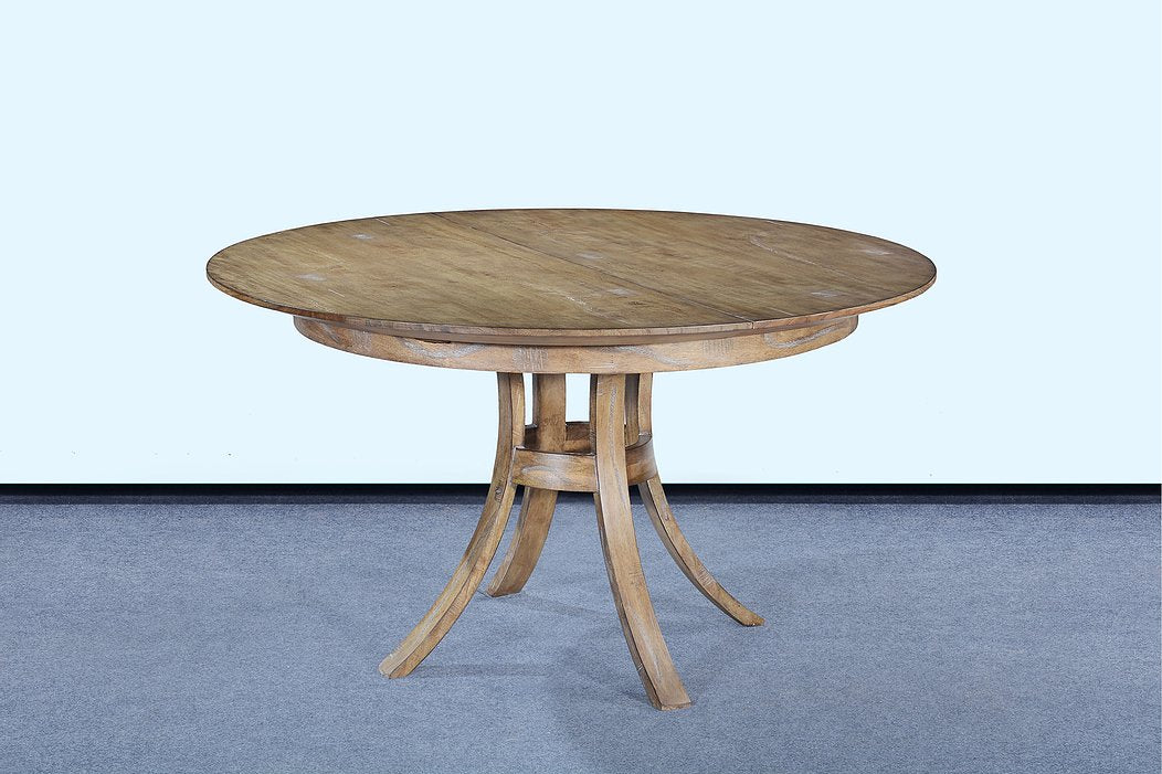 Transitional Extension Dining Table Beachwood - Furniture on Main