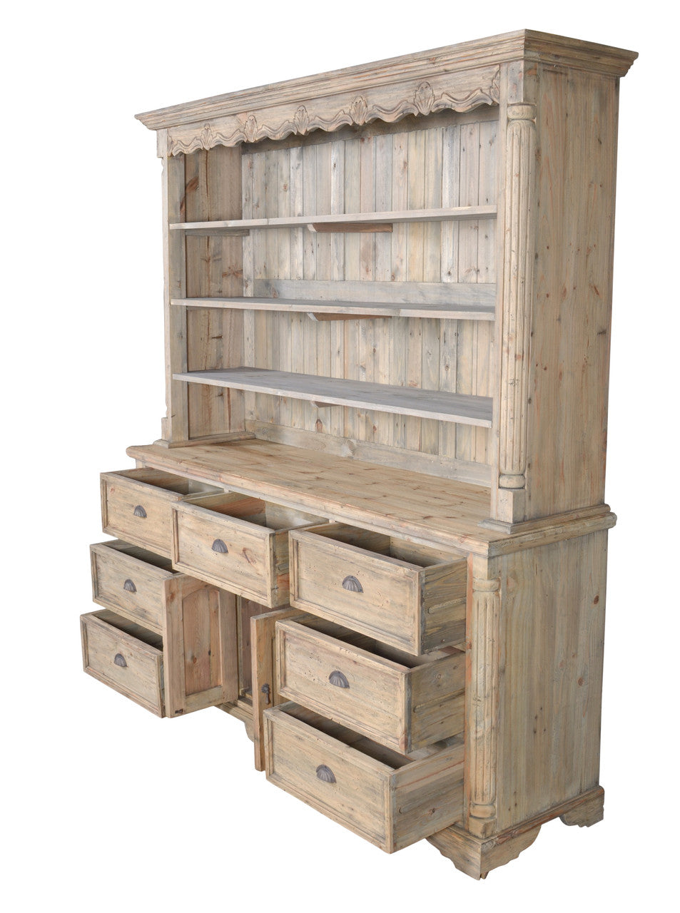 Farmhouse Buffet and Hutch Natural