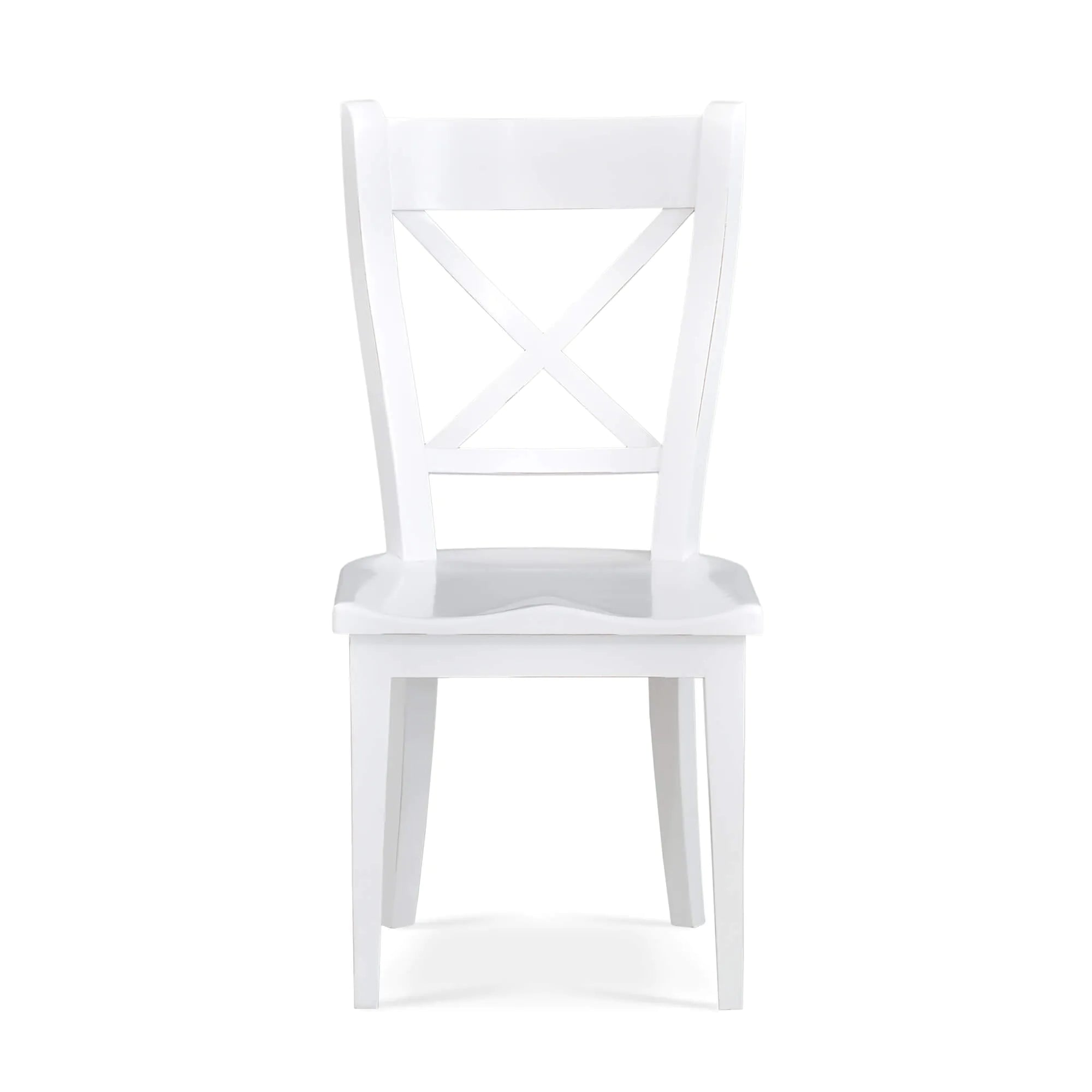 Summerset Chair Set of 4 Dining Chairs Architectural White, Light Distressed
