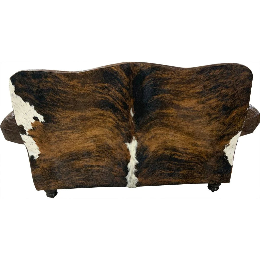 3 Cushion Western Cowhide Sofa 10' Hair on Hide Exotic