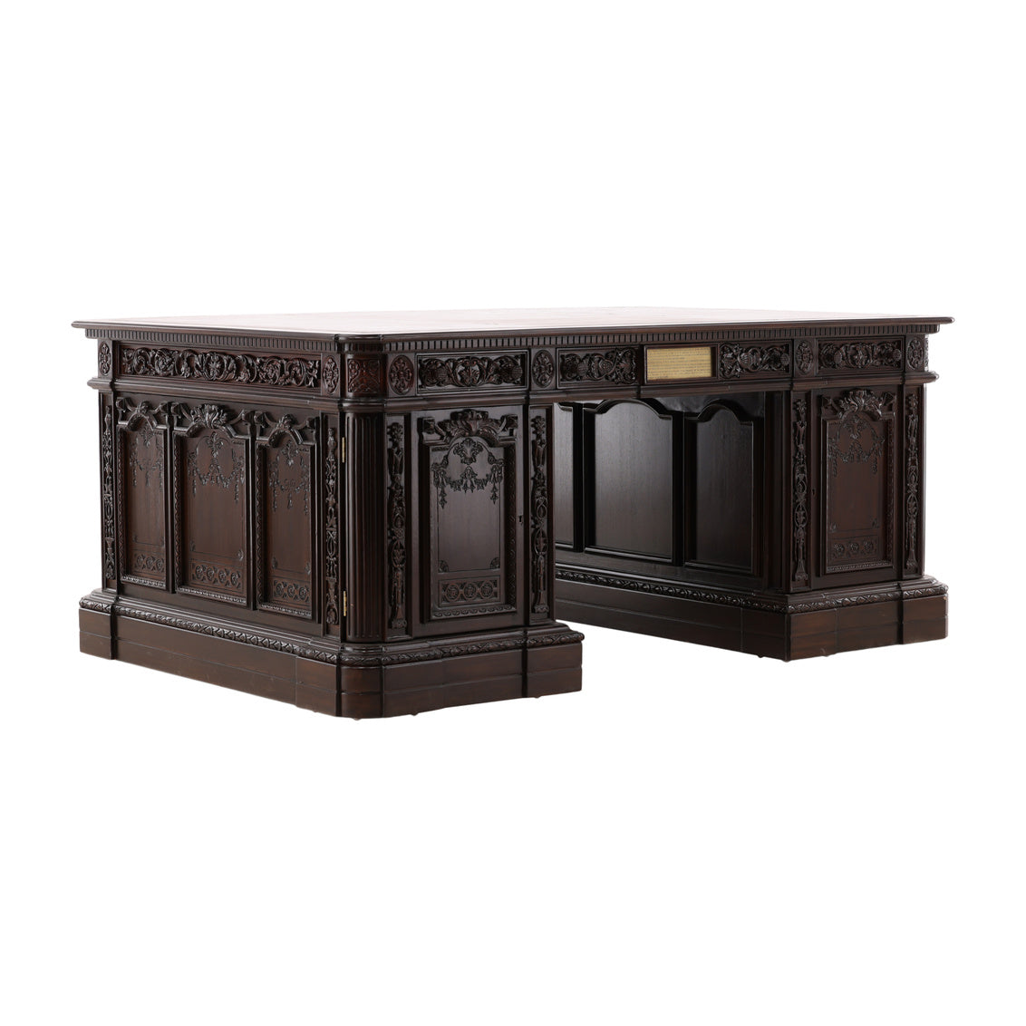 President's Desk w/ Leather Top Resolute Partners Desk