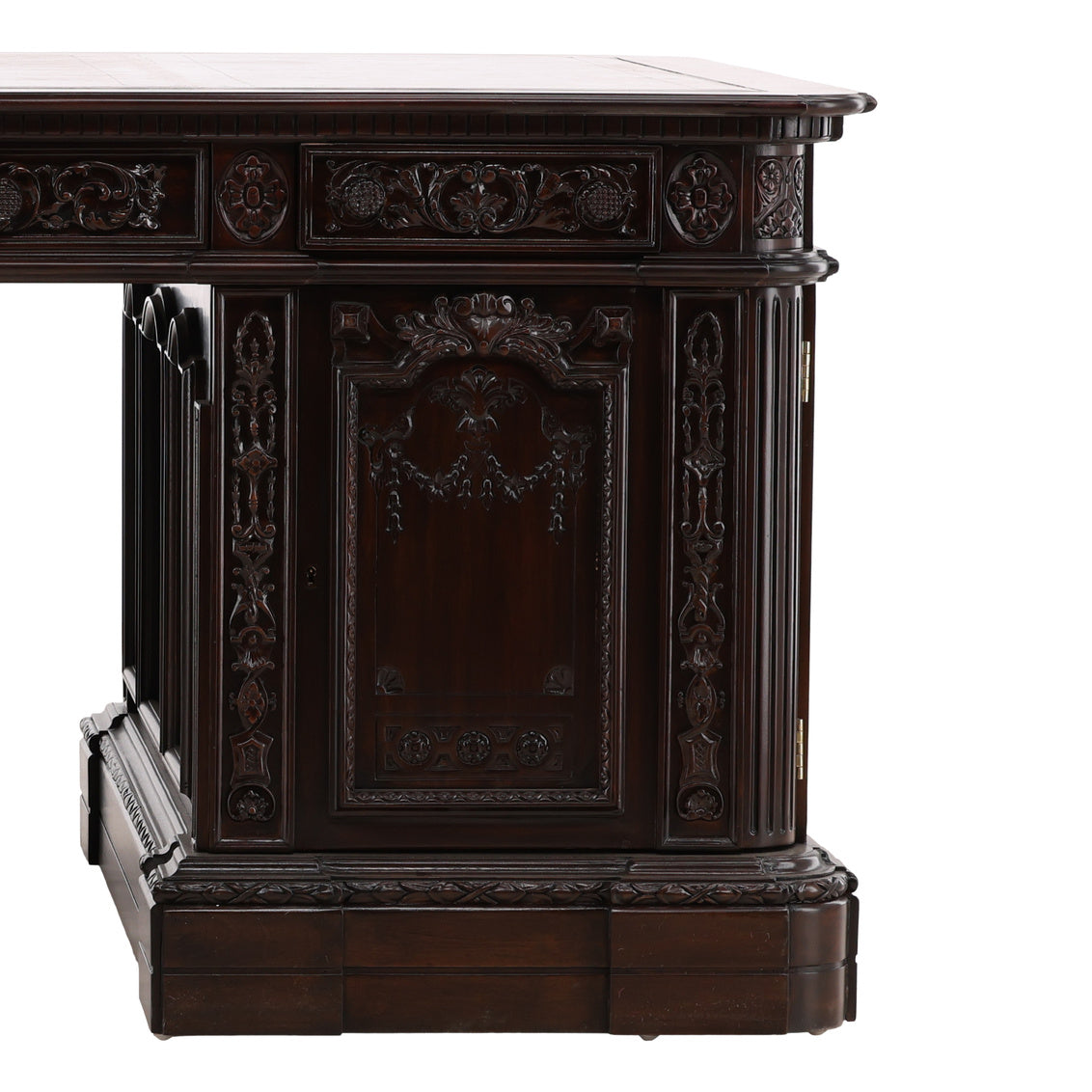 President's Desk w/ Leather Top Resolute Partners Desk