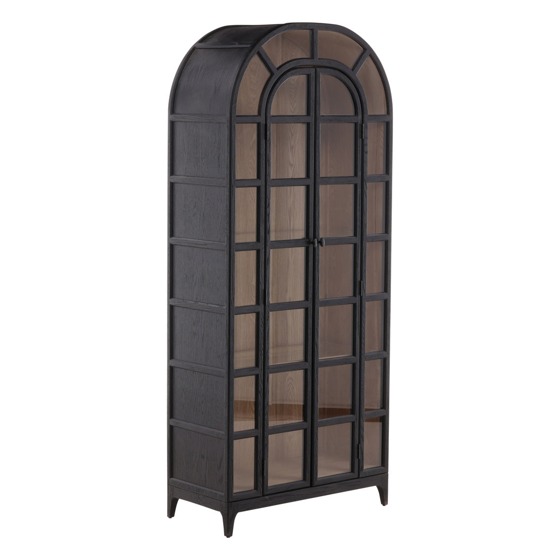 Avora Bookcase Arched Top Black
