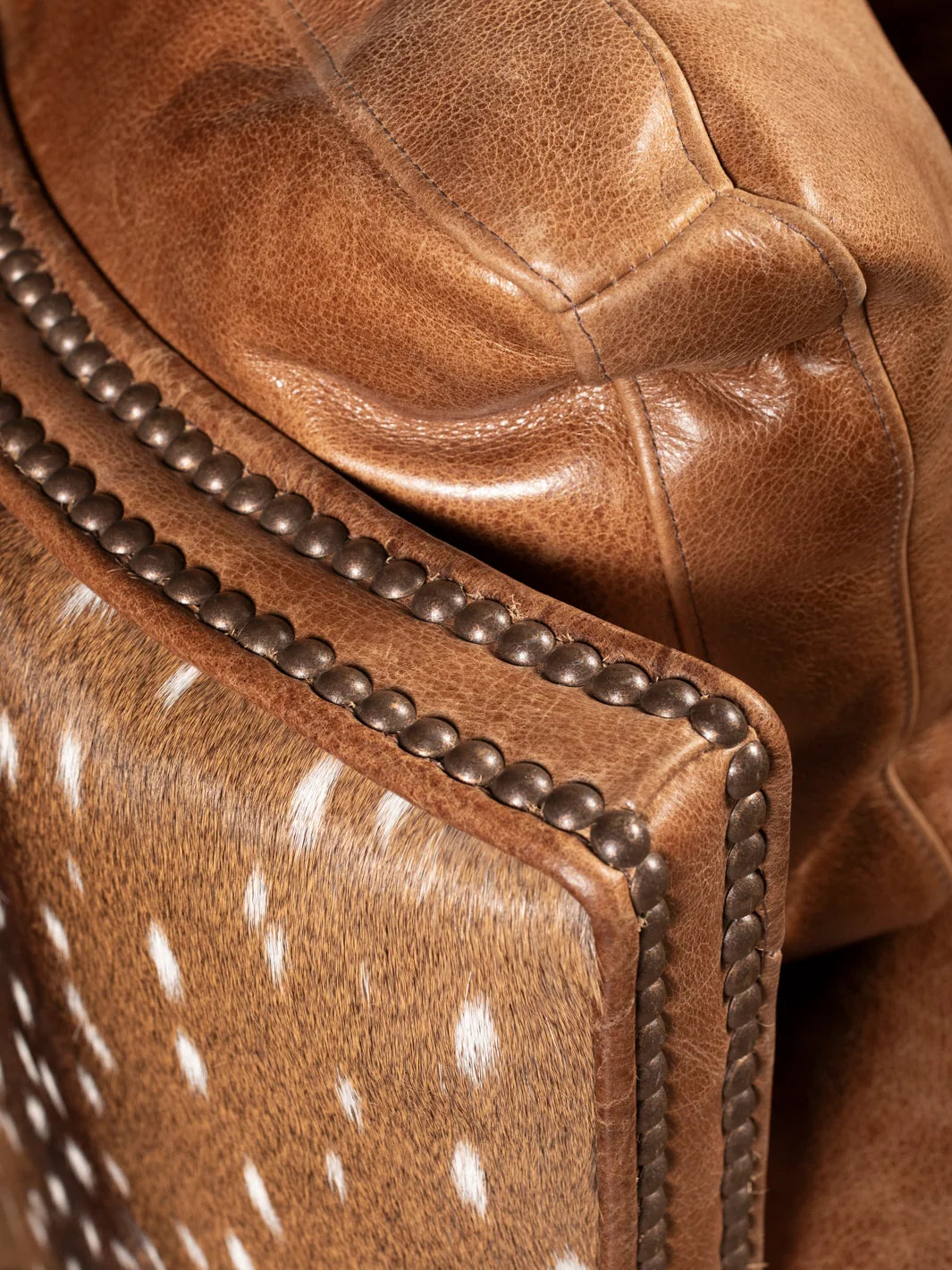 Axis Leather Snug Swivel Recliner