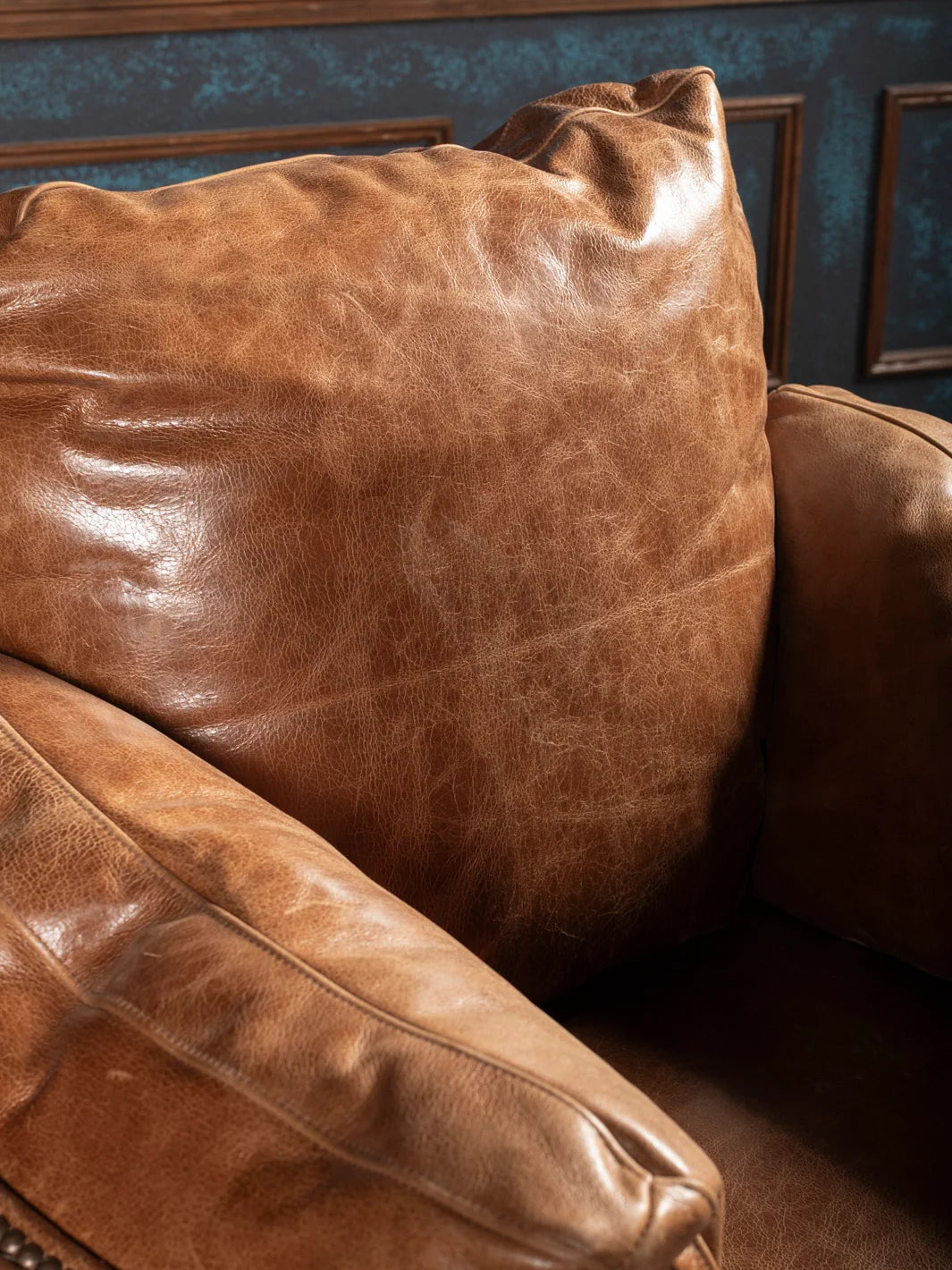 Axis Leather Snug Swivel Recliner