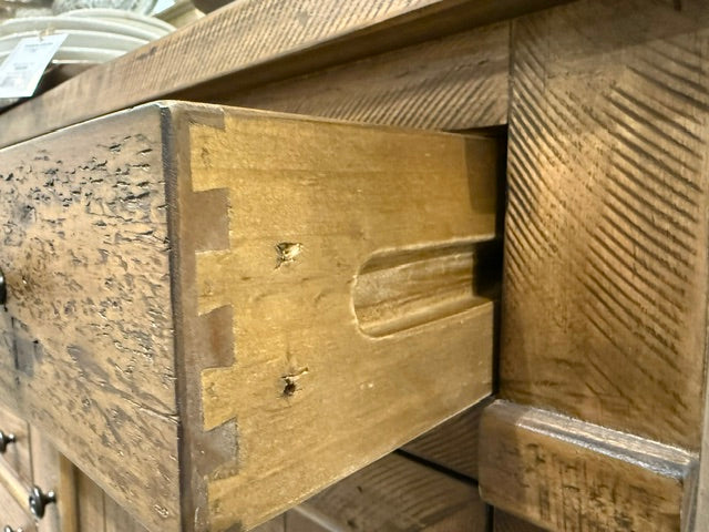Jefferson Sideboard with Walnut Finish Reclaimed Wood