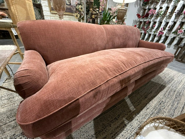 Charleston Sofa in Rosewood Vintage Velvet