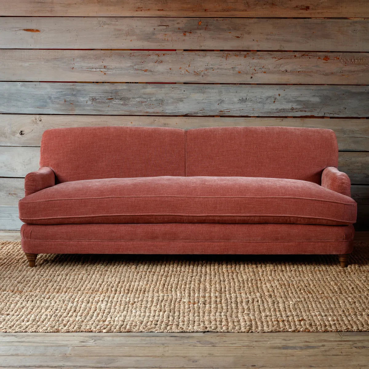 Charleston Sofa in Rosewood Vintage Velvet