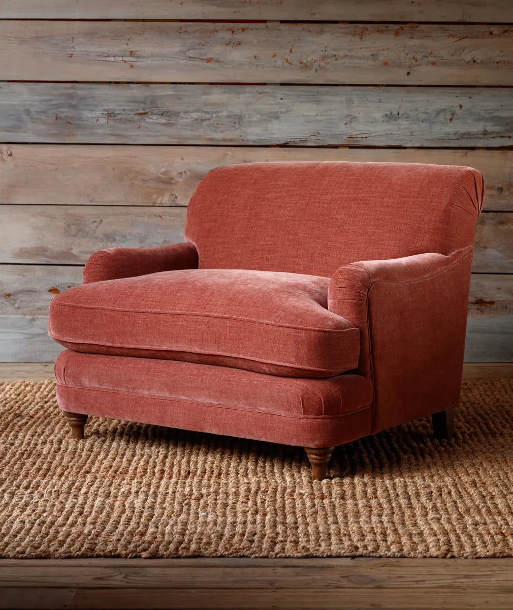Charleston Sofa in Rosewood Vintage Velvet