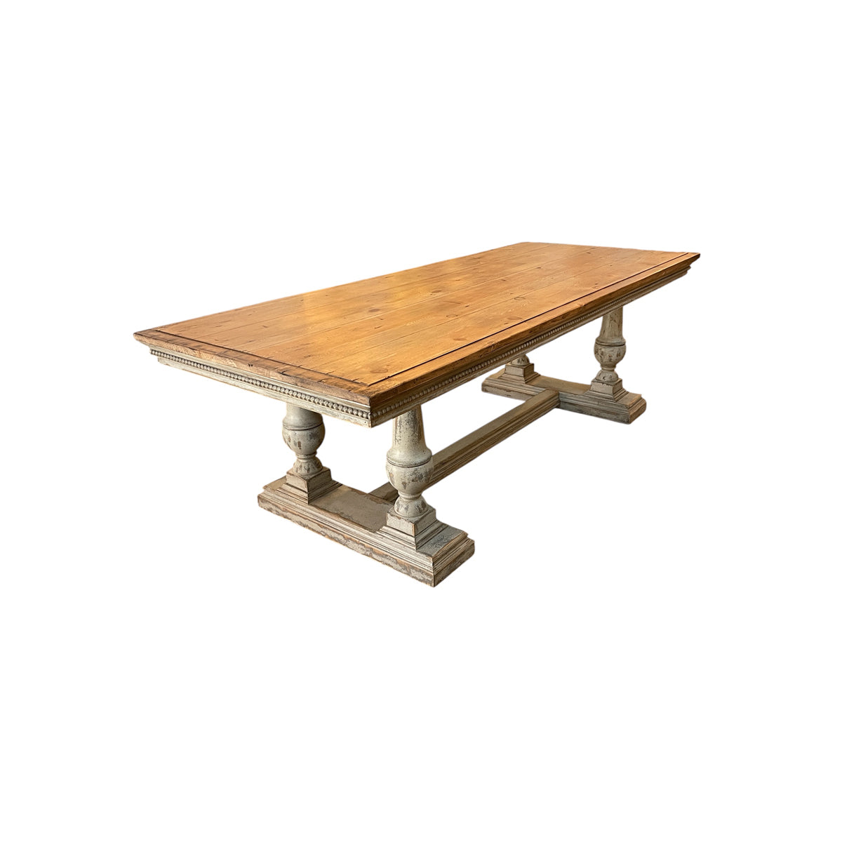 Wentworth Dining Table in Reclaimed Pine Distressed Finish