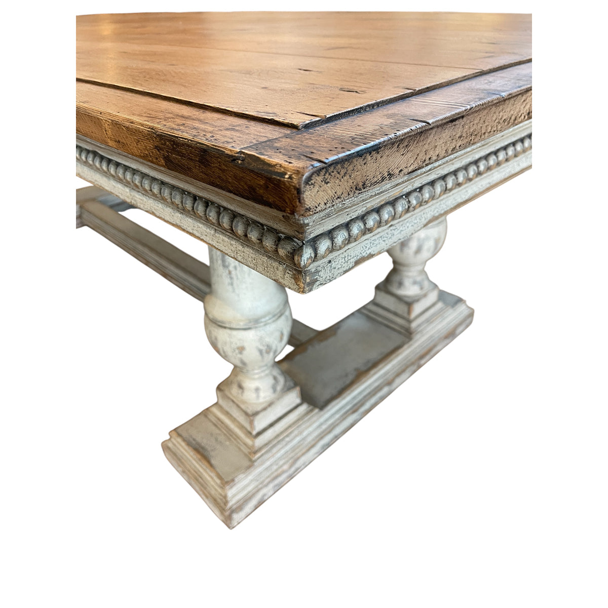 Wentworth Dining Table in Reclaimed Pine Distressed Finish