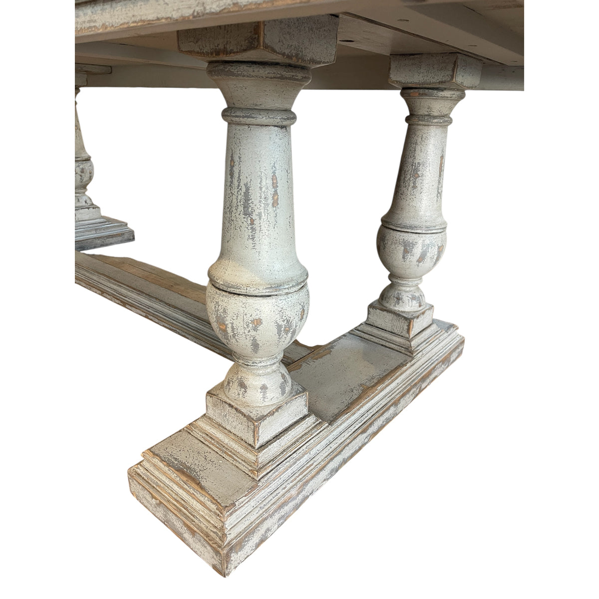 Wentworth Dining Table in Reclaimed Pine Distressed Finish