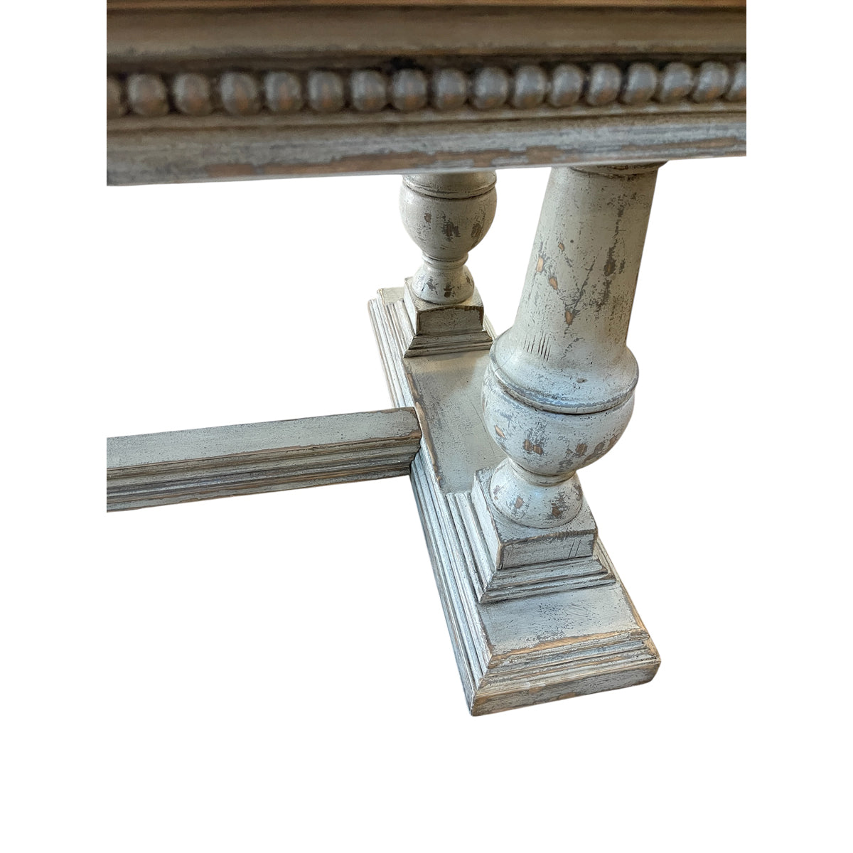 Wentworth Dining Table in Reclaimed Pine Distressed Finish