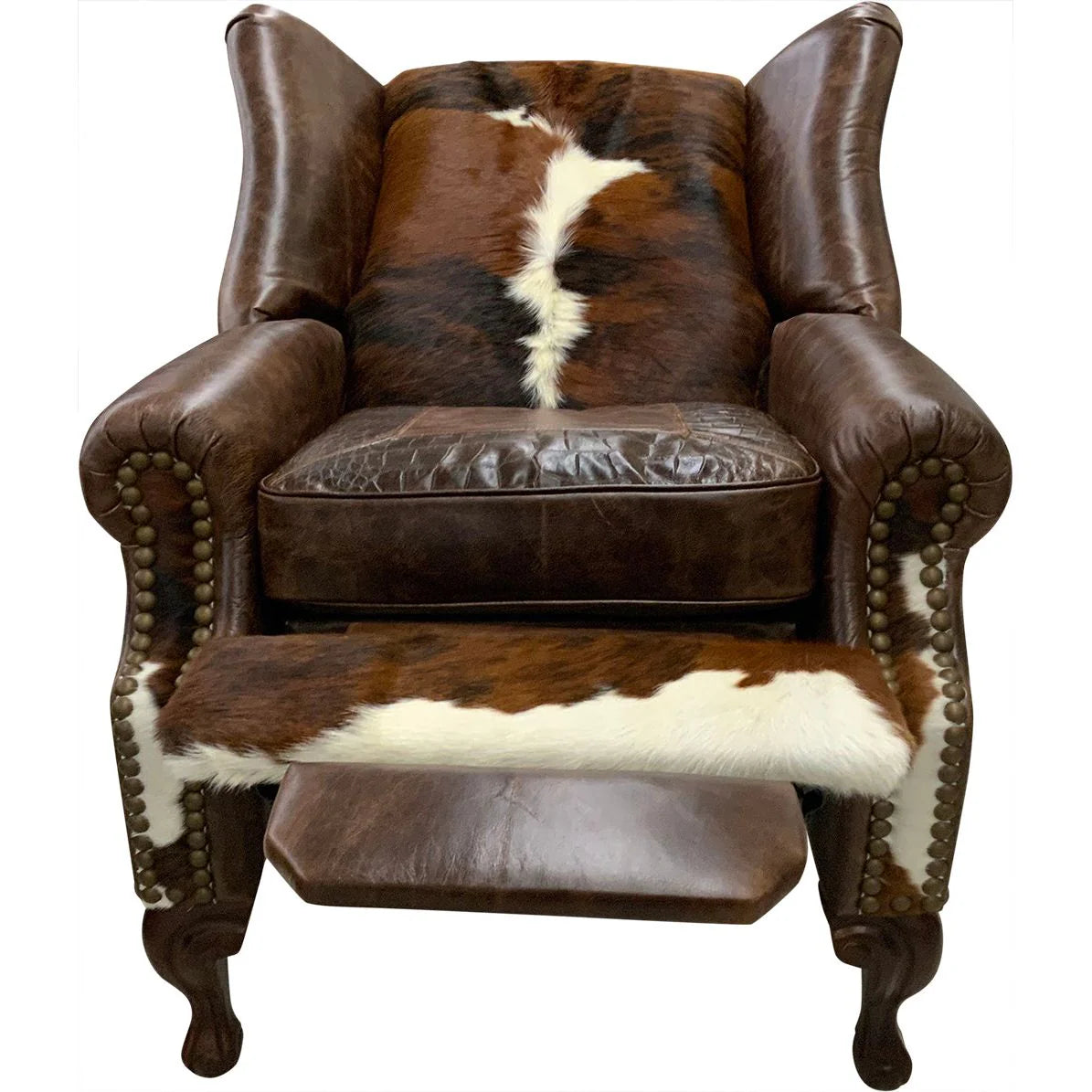 Santa Fe Wing Back Reclining Chair Exotic Leathers