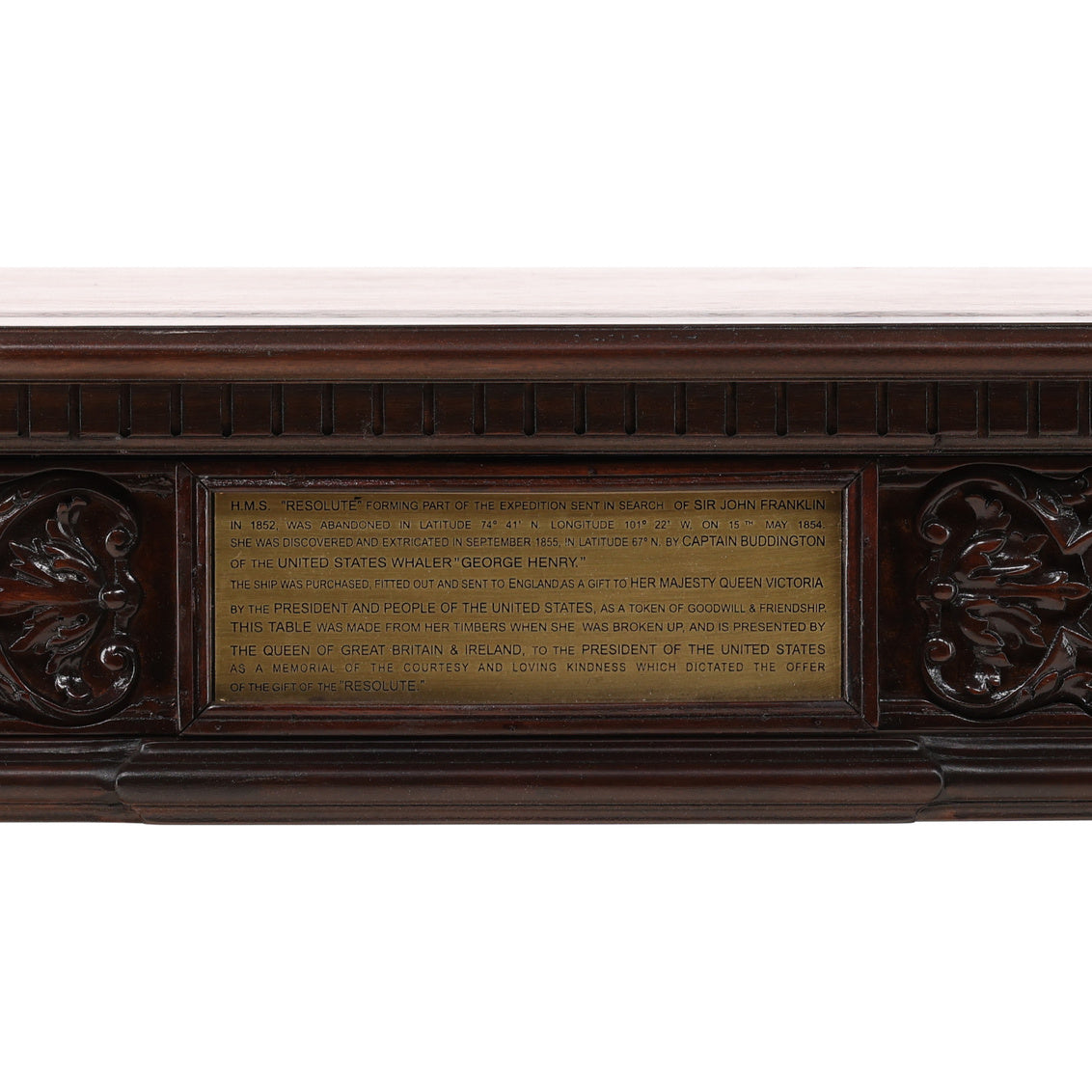 President's Desk w/ Leather Top Resolute Partners Desk