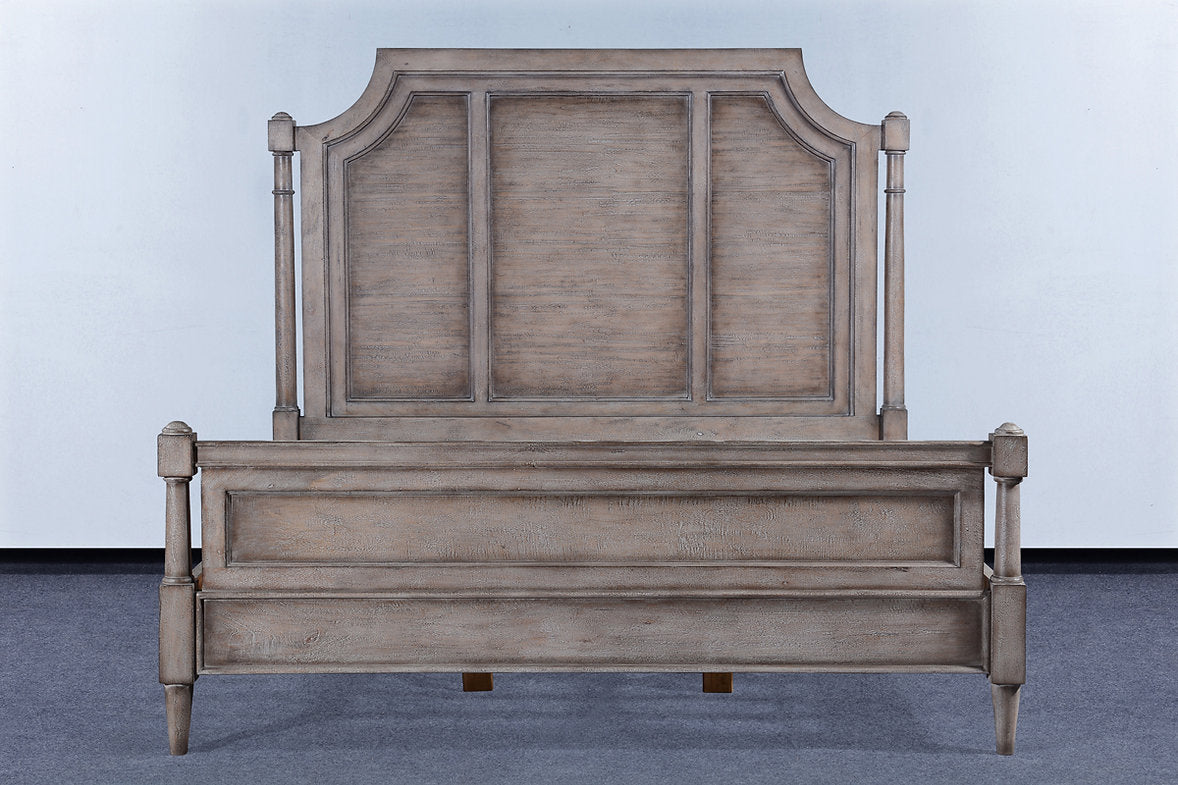 Mansion King Bed Greige