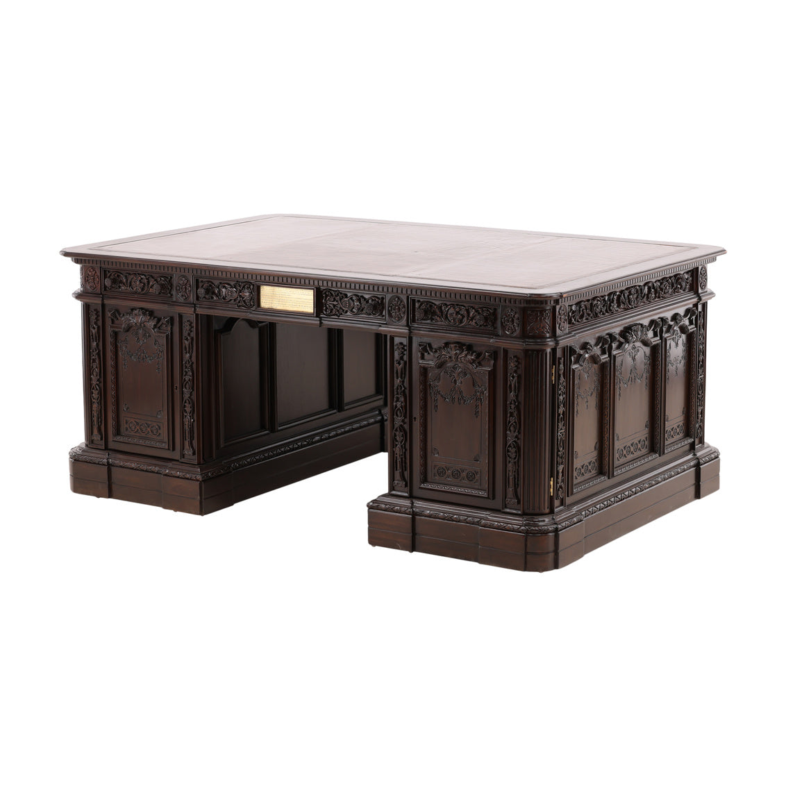 President's Desk w/ Leather Top Resolute Partners Desk