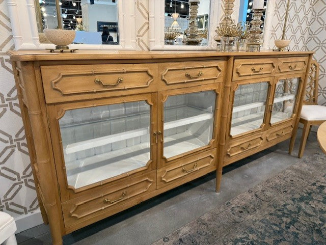 Bramble Grosvenor Sideboard w/ Drawers in Fruitwood w/ True White Interior