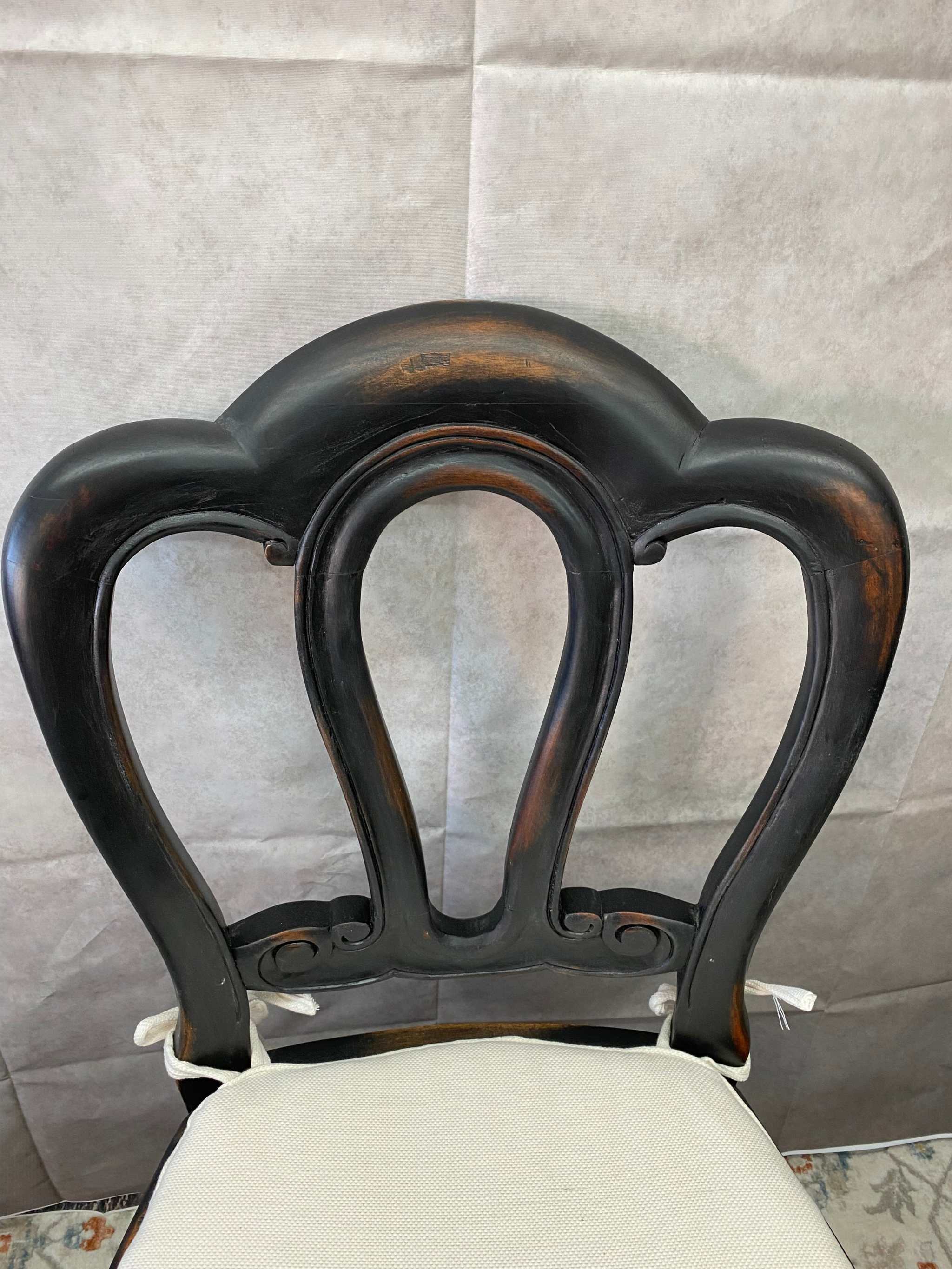 Napoleon Dining Chair Black Set of 6 - Furniture on Main