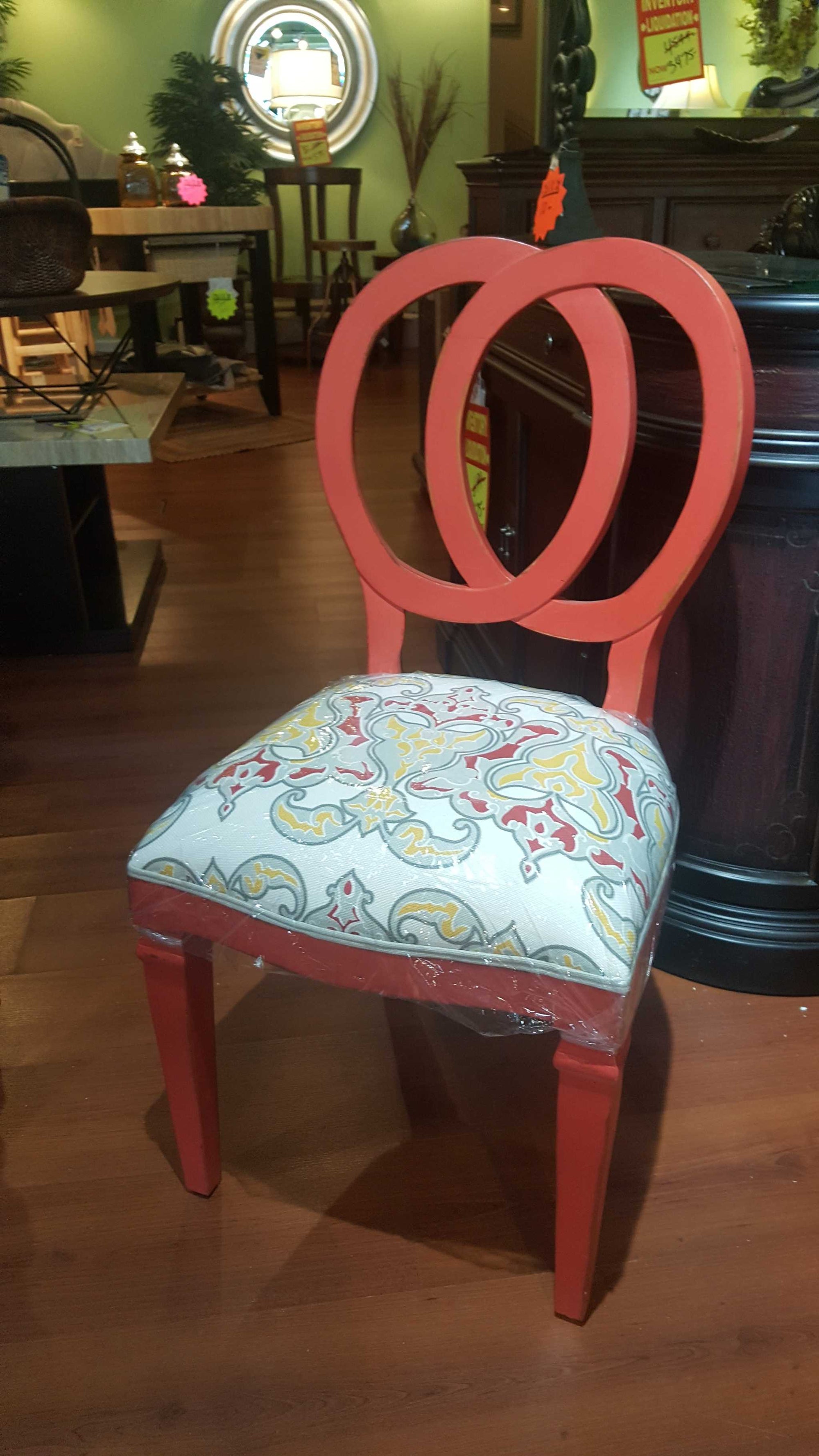Steven Shell Oso Dining Chairs (Set of 6) Cherry Red Distressed Finish - Furniture on Main