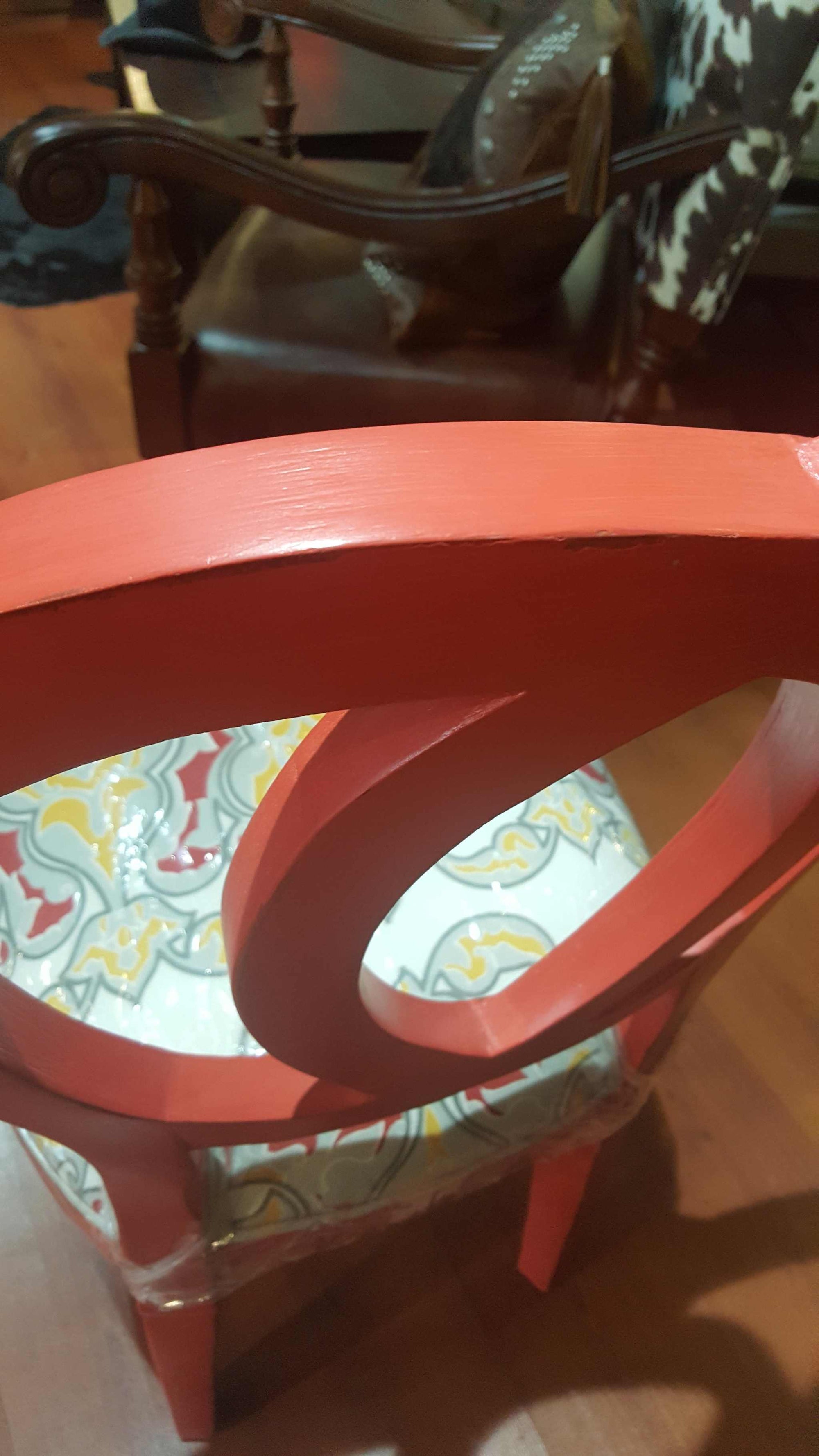 Steven Shell Oso Dining Chairs (Set of 6) Cherry Red Distressed Finish - Furniture on Main
