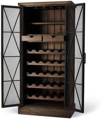 Bramble Dante Wine Cabinet Storage - Furniture on Main