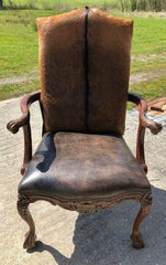Hair on Hide Western Accent Chair Arm Chair - Furniture on Main