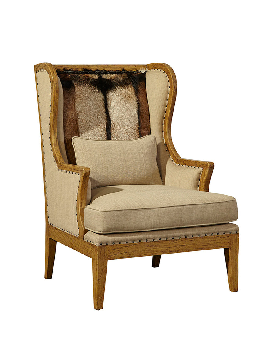 Montana Hair on Hide Wing Chair
