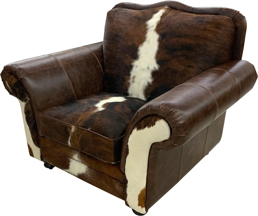 Buffalo Leather Club Chair - Exotic Leathers