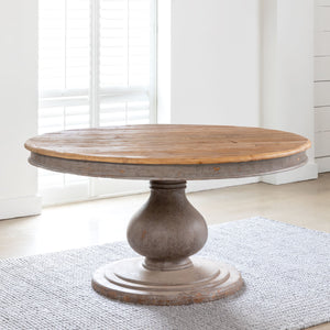 Distressed Reclaimed Farmhouse Dining Foyer Table - Furniture on Main