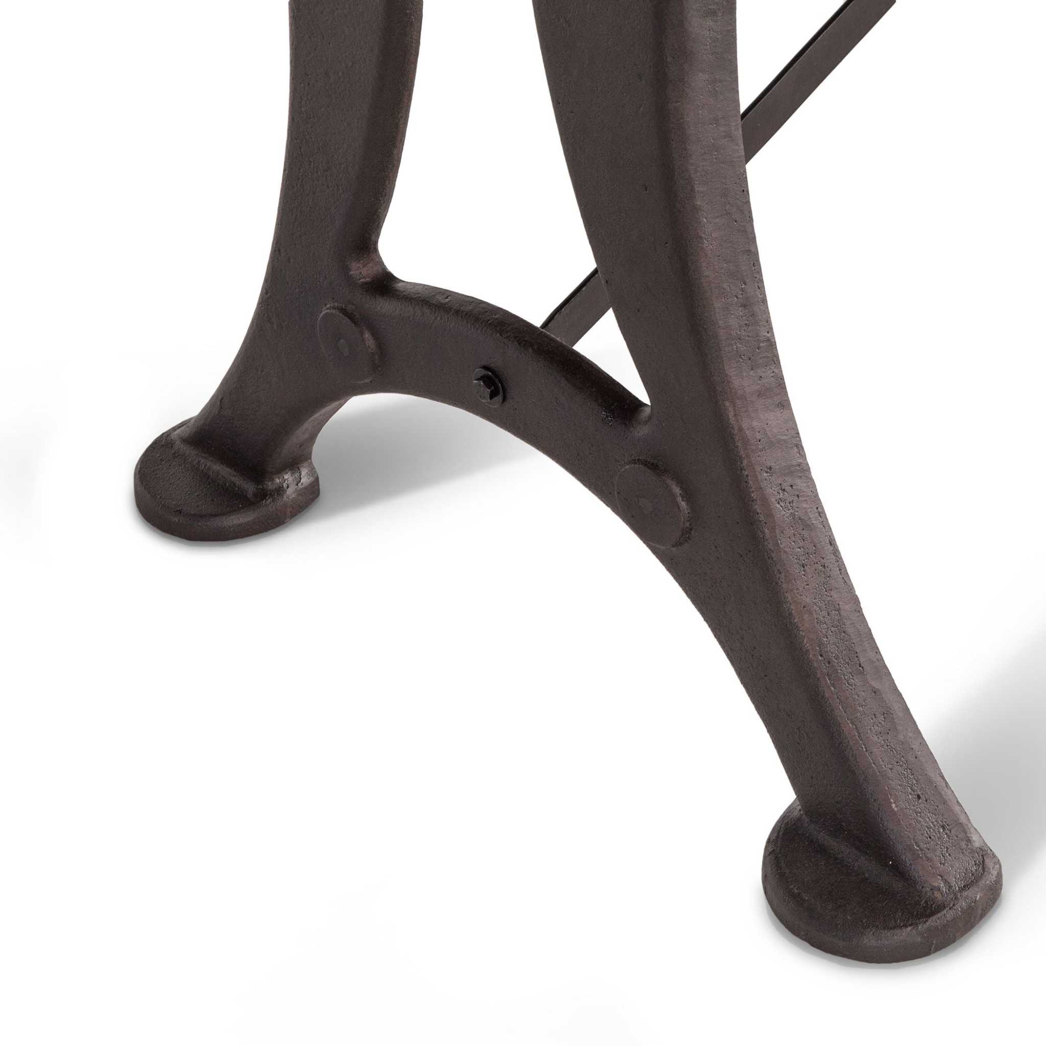 72" Counter Height Rustic Gathering Table Industrial Iron - Furniture on Main