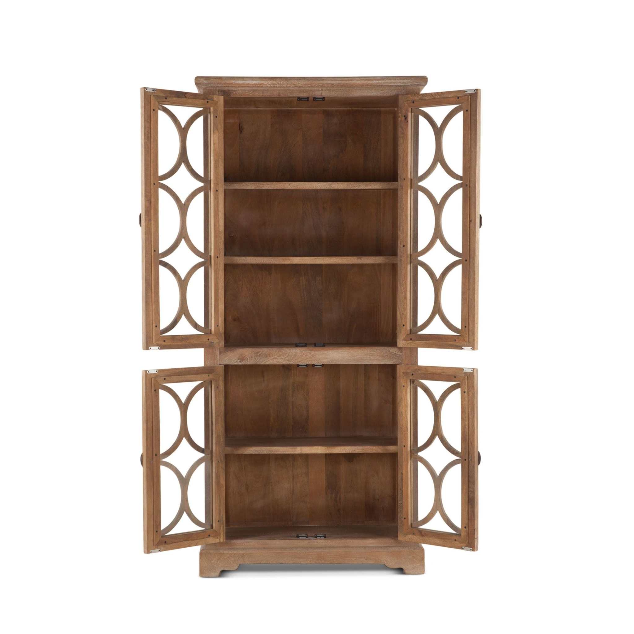 Coastal Charm Tall Display Cabinet - Furniture on Main