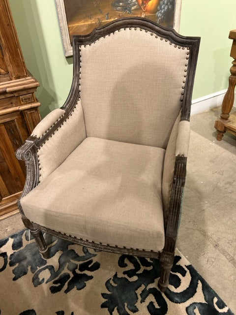 Simone Upholstered Bergere Arm Chair