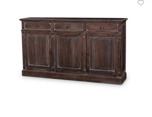 3 Door Sideboard Buffet Cocoa - Furniture on Main